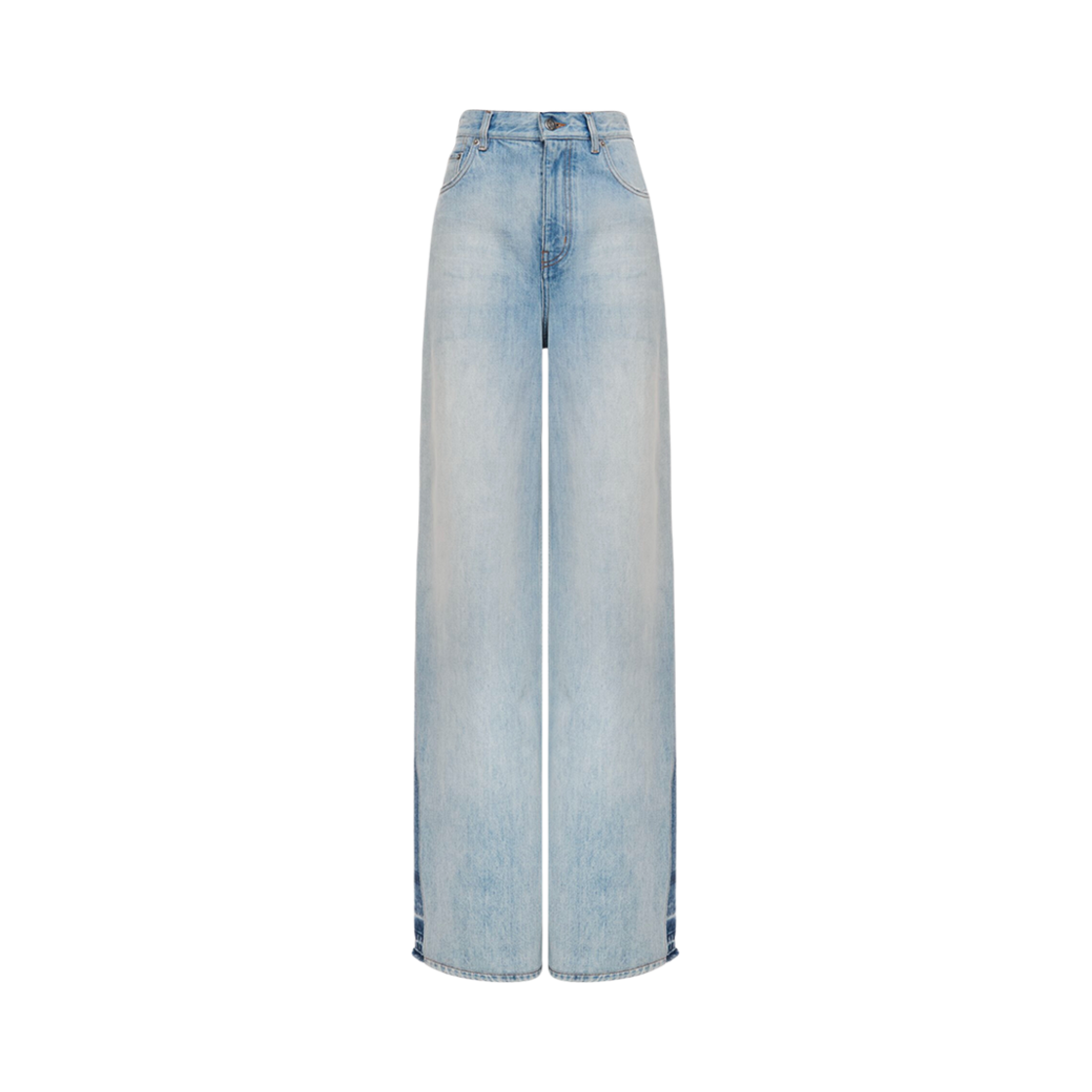 (W) 끌로에 데님 와이드 레그 진 그레이스풀 블루((W) Chloe Denim Wide Leg Jeans Graceful Blue)