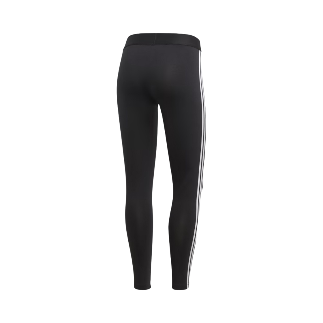 (W) 아디다스 에센셜 삼선 타이츠 블랙 화이트 - US 사이즈((W) Adidas Essentials 3-Stripes Tights Black White - US Sizing) - 2