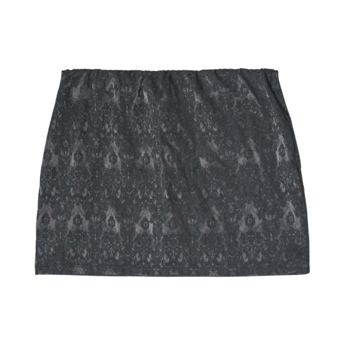 6367995 SIO Jacuard Mini Skirt Black