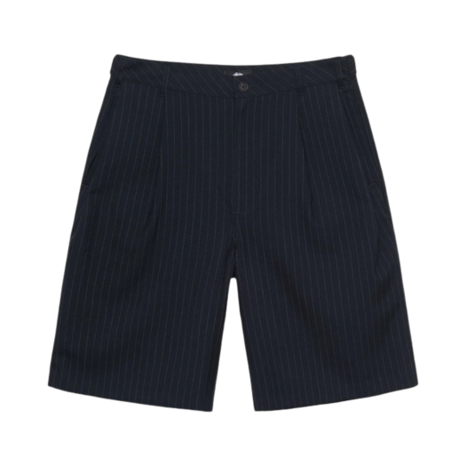 Stussy Volume Pleated Stripe Short Black