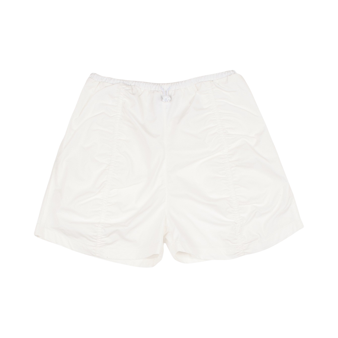 Shirring Banding Shorts WHITE YOUNGOH Shirring Banding Shorts White
