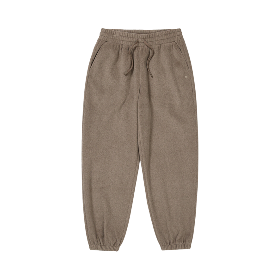 S24WUFFP76BR Snow Peak Warm Fleece Jogger Pants Brown