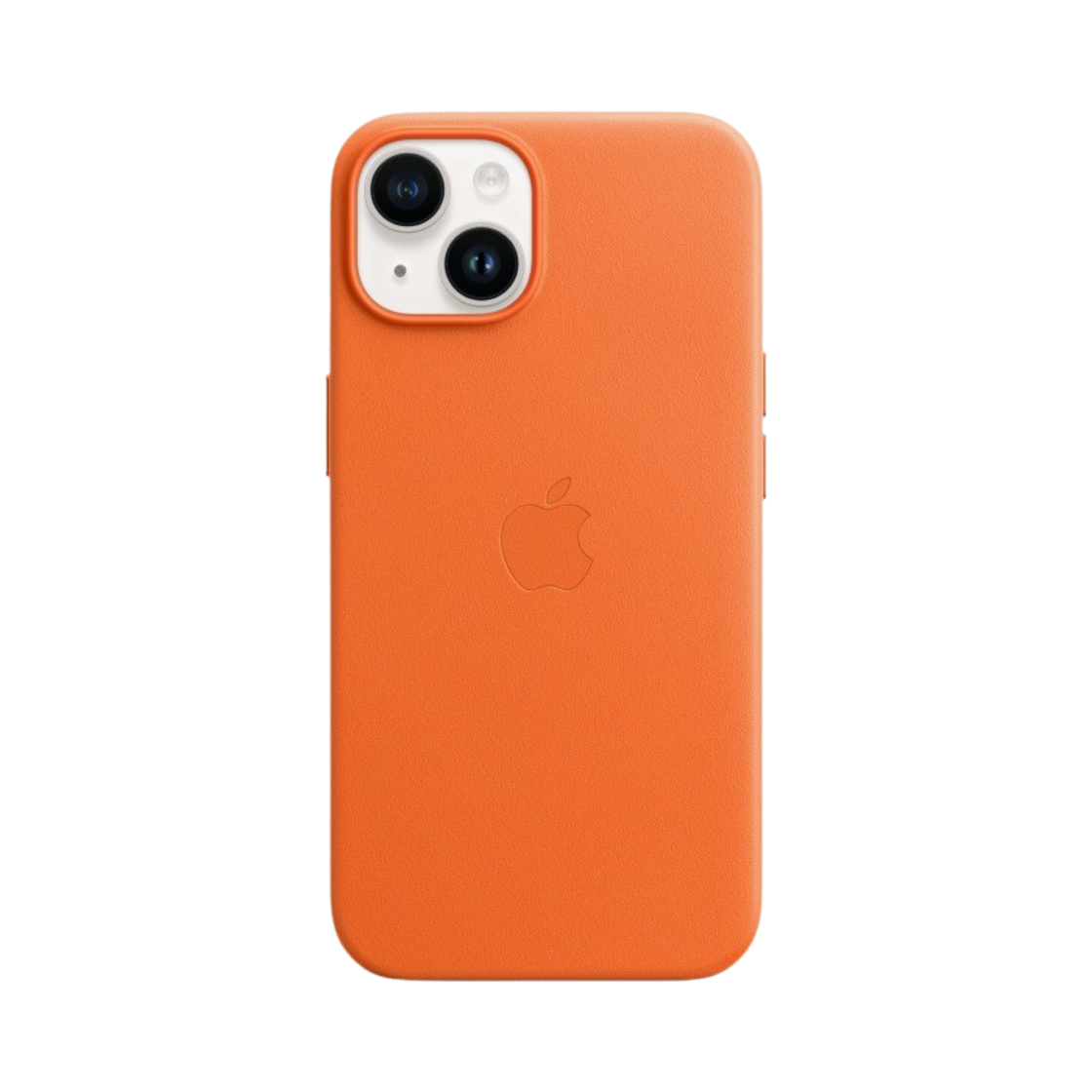 애플 맥세이프형 아이폰 14 가죽 케이스 오렌지(Apple iPhone 14 Leather Case with MagSafe Orange) - 1