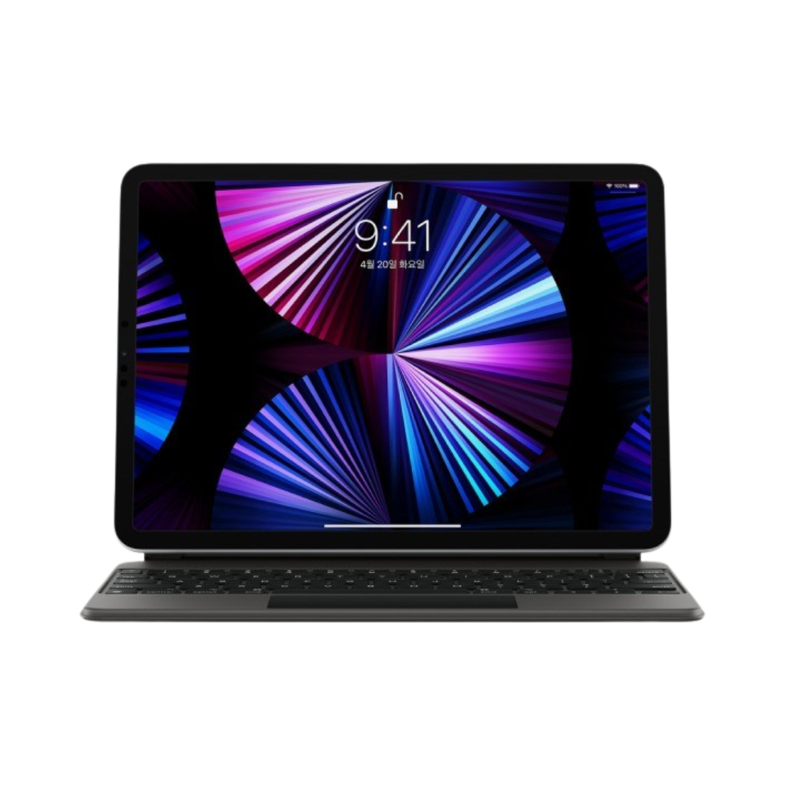 애플 아이패드 프로 11인치 및 아이패드 에어용 매직 키보드 블랙 (국내 정식 발매 제품)(Apple Magic Keyboard for iPad Pro 11-inch and iPad Air Black (Korean Ver.))