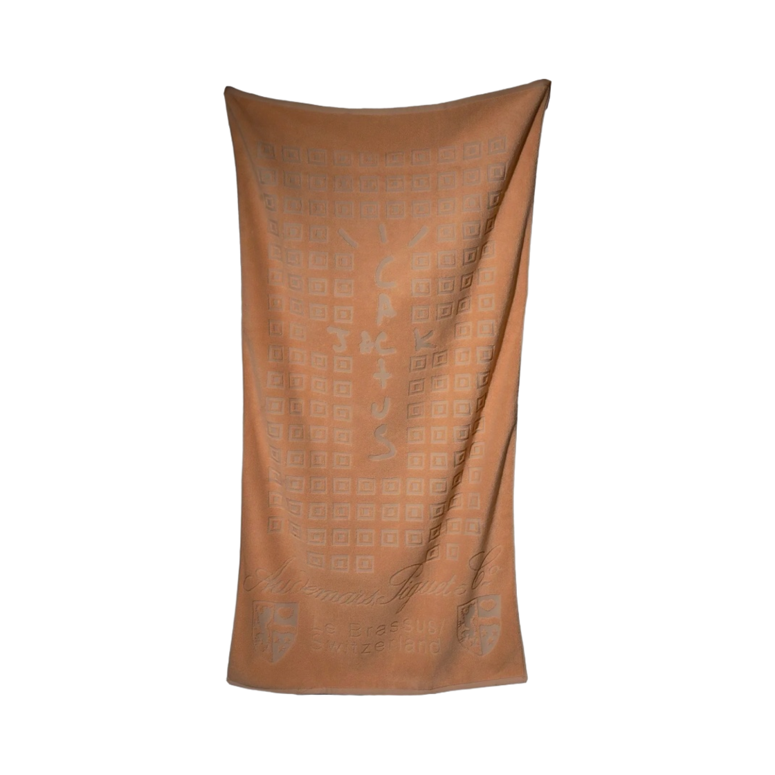 - Travis Scott Cactus Jack x Audemars Piguet Logo Towel Brown