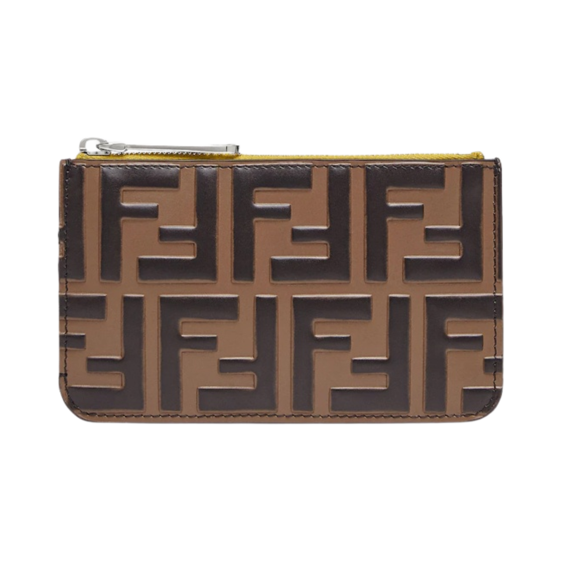 펜디 레더 파우치 키 케이스 브라운(Fendi Leather Pouch Key Case Brown) - 1
