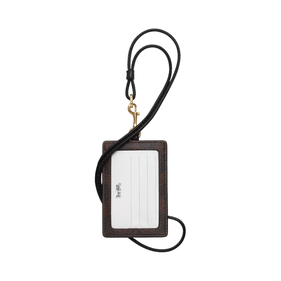 코치 시그니처 캔버스 ID 랜야드 브라운 블랙(Coach ID Lanyard in Signature Canvas Brown Black) - 2