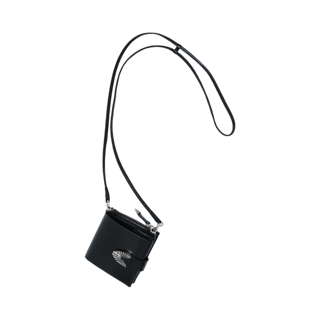 토가 아카이브스 레더 숄더 월렛 블랙(Toga Archives Leather Shoulder Wallet Black)