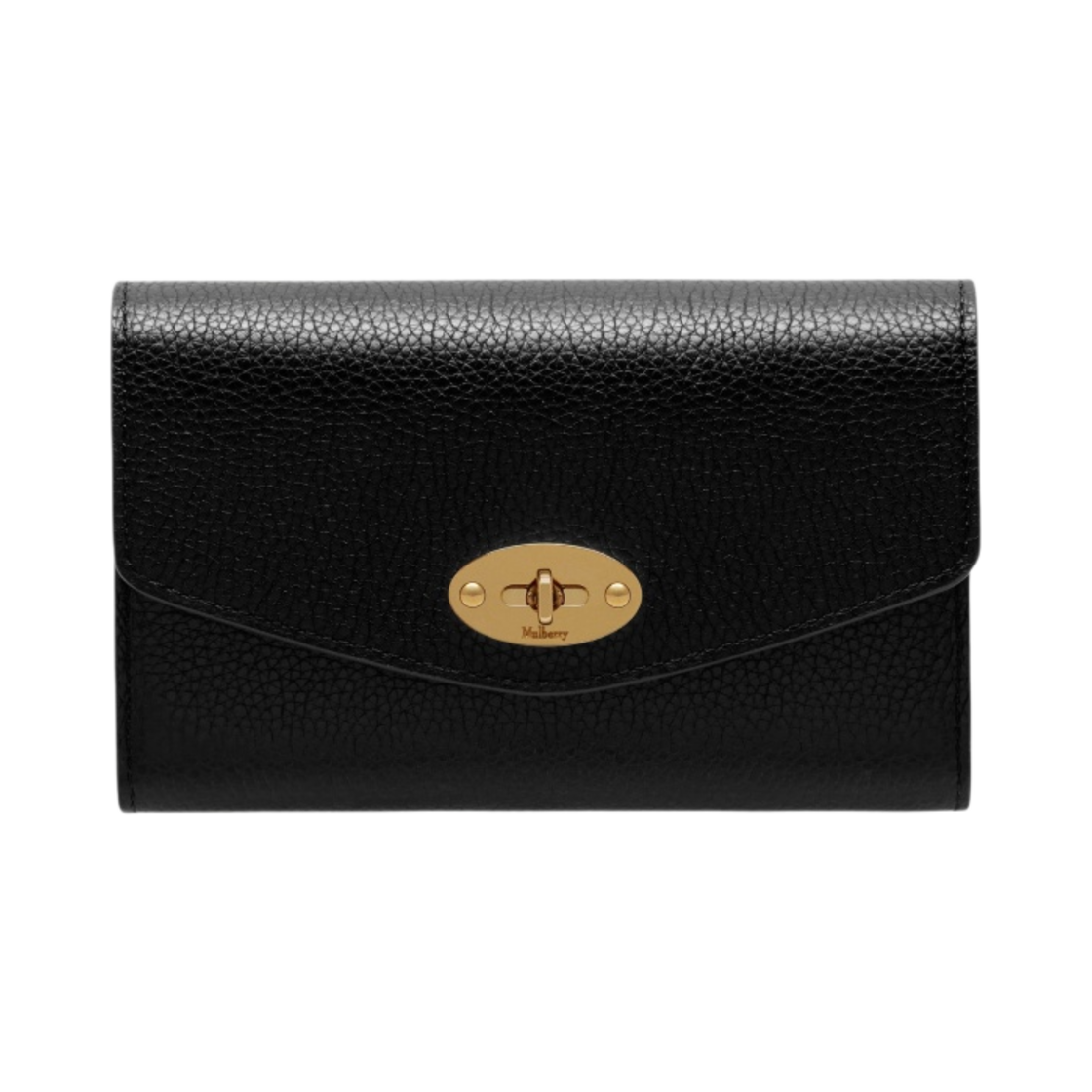 멀버리 클래식 그레인 미디움 달리 지갑 블랙(Mulberry Classic Grain Medium Darley Wallet Black)