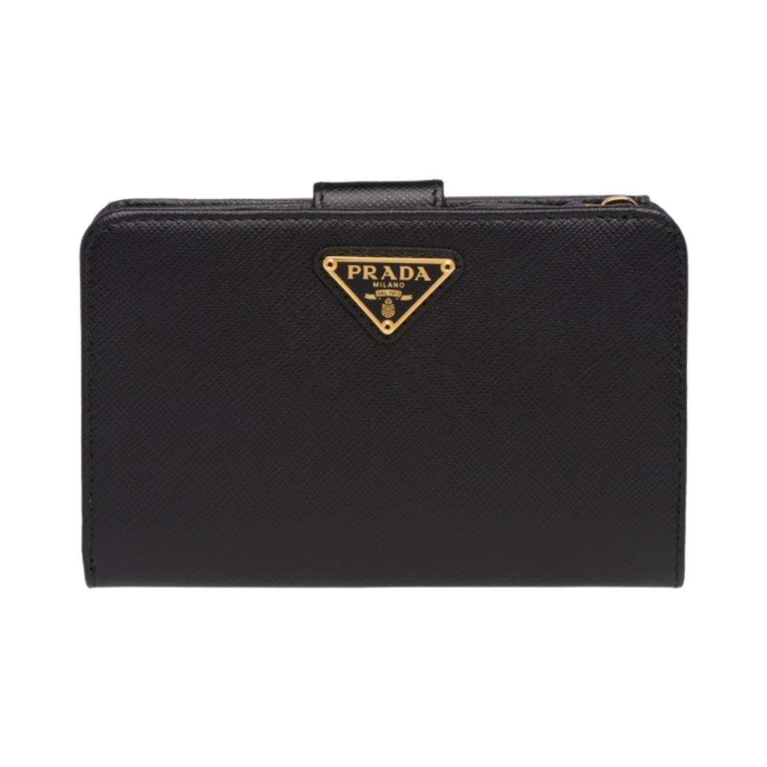 프라다 사피아노 레더 중지갑 블랙(Prada Small Saffiano Leather Wallet Black) - 1