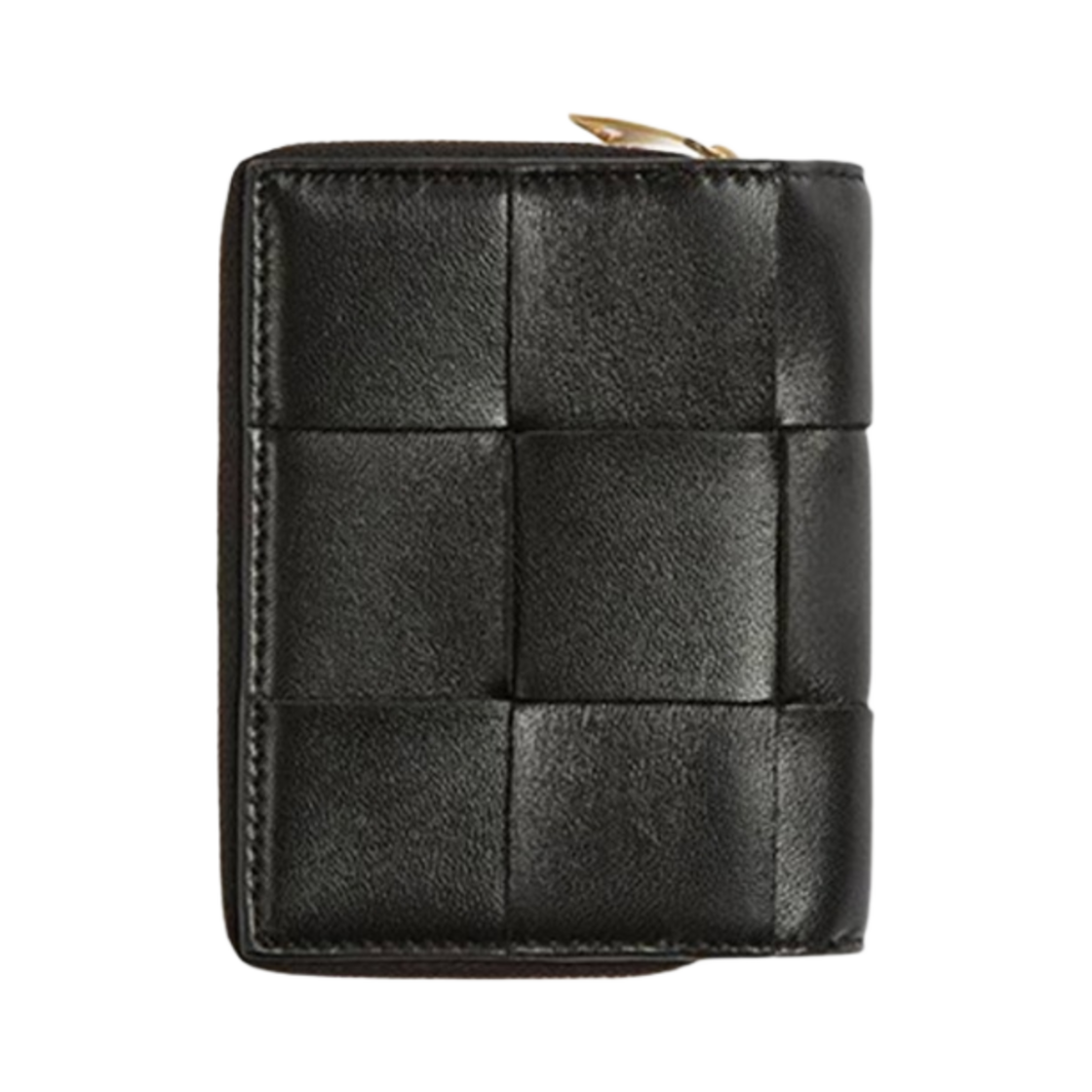 보테가 베네타 스몰 카세트 바이폴드 지퍼 지갑 블랙(Bottega Veneta Small Cassette Bi-Fold Zip Wallet Black) - 2