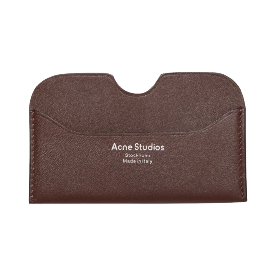 CG0107-ADM Acne Studios Elmas Card Holder Dark Brown