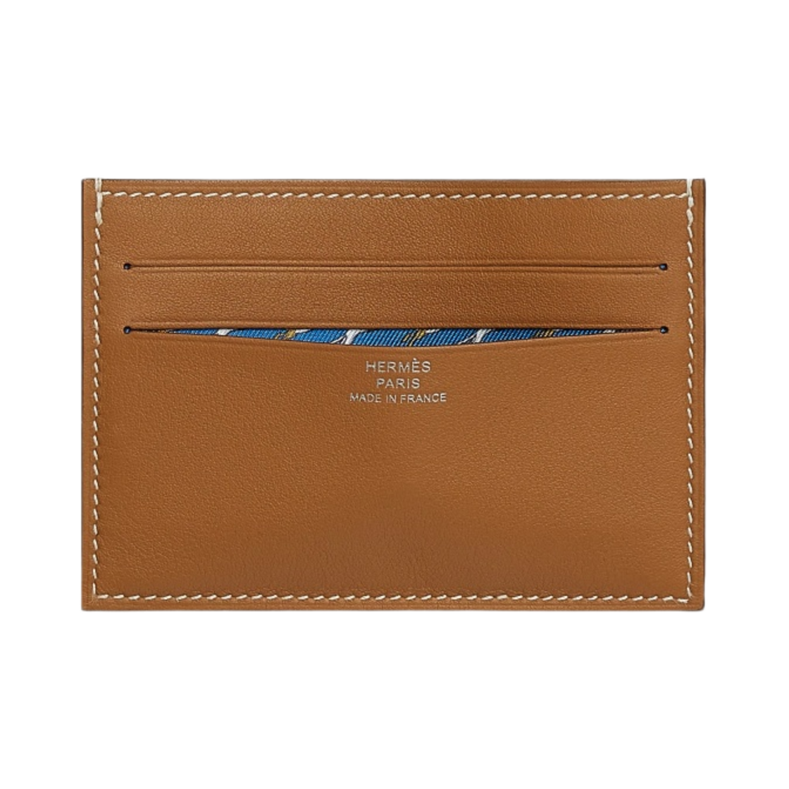 에르메스 시티즌 트윌 카드 홀더 스위프트 & 골드 블루 잔지바(Hermes Citizen Twill Card Holder Swift & Gold Bleu Zanzibar)