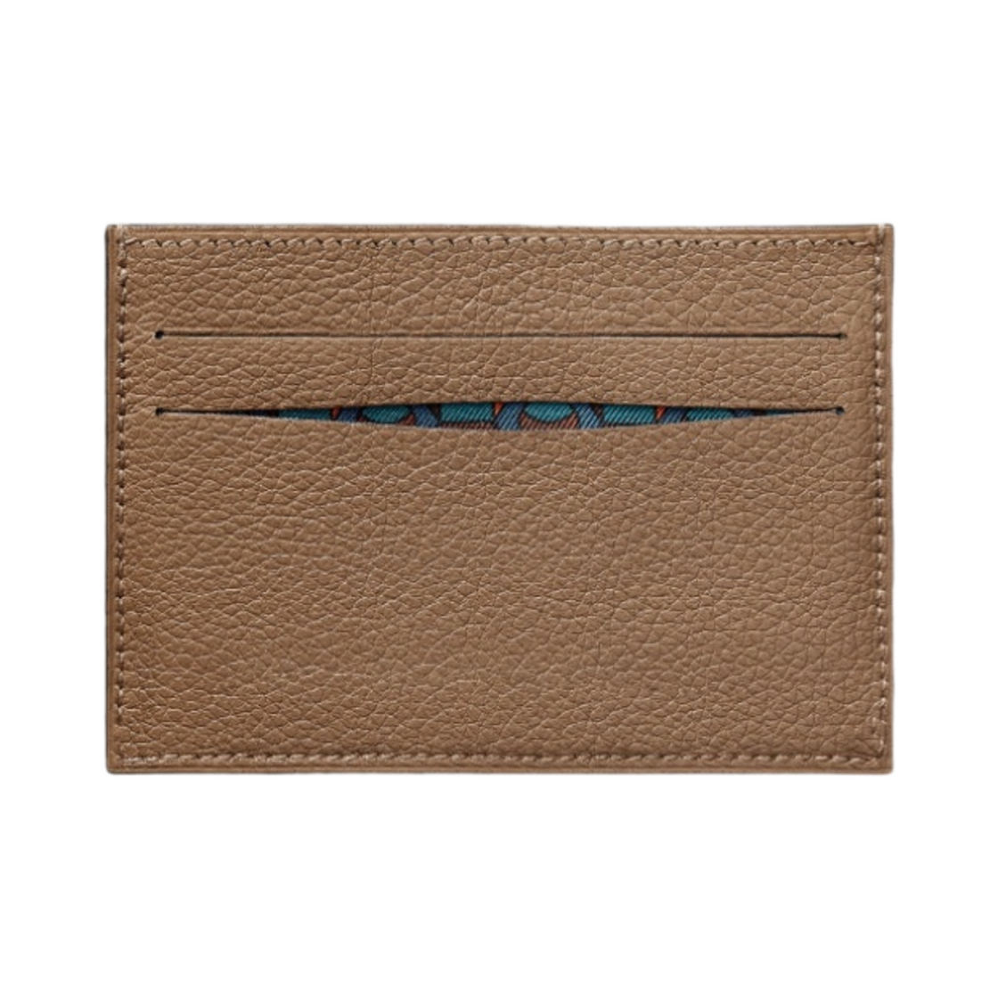 에르메스 시티즌 트윌 카드 홀더 에버컬러 & 베쥬 드 바이마르 딥 블루 베르 보스포어(Hermes Citizen Twill Card Holder Evercolor & Beige De Weimar Deep Blue Vert Bosphore) - 2