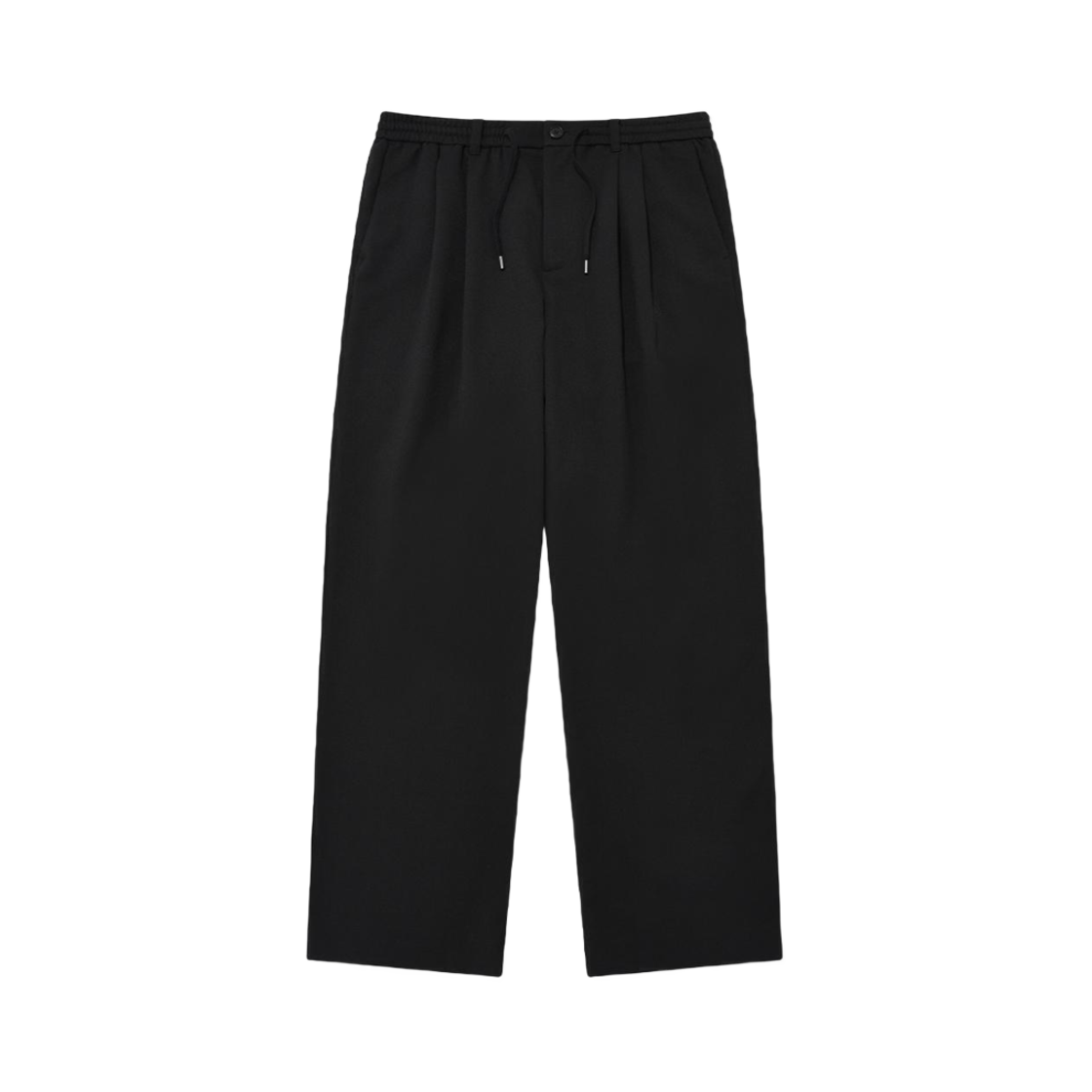 커버낫 세미 와이드 이지 밴딩 슬랙스 블랙(Covernat Semi Wide Easy Banding Slacks Black)