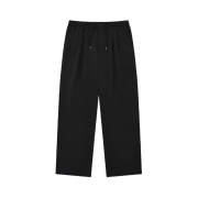 Covernat Semi Wide Easy Banding Slacks Black