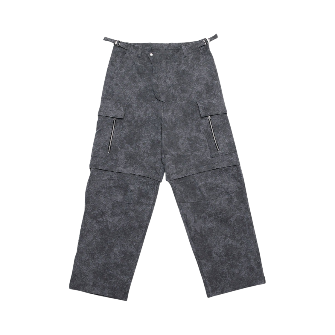 알렌느 투웨이 자카드 카고 팬츠 그레이