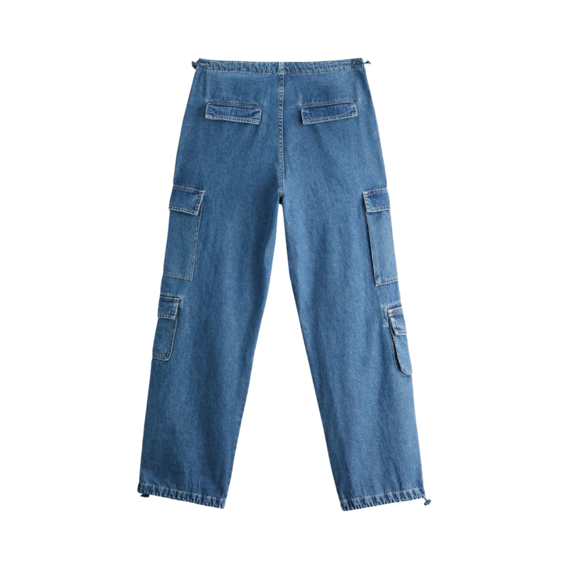 자라 유틸리티 카고 진 미디움 블루(Zara Utility Cargo Jeans Medium Blue) - 2