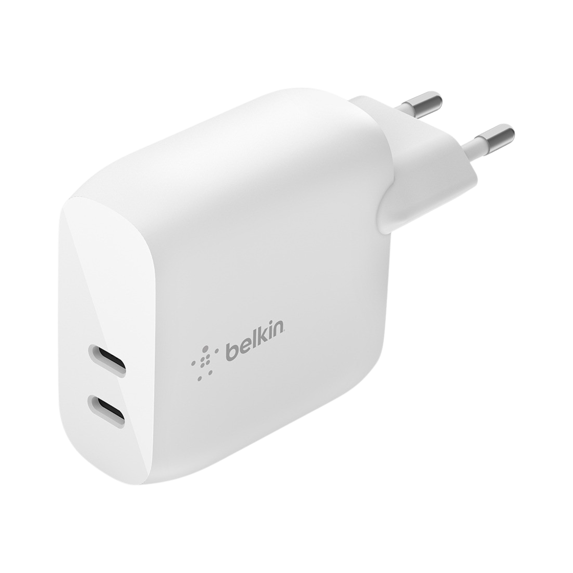 벨킨 40W 듀얼 USB C타입 PD 3.0 고속 충전기 2포트 20W + 20W WCB006