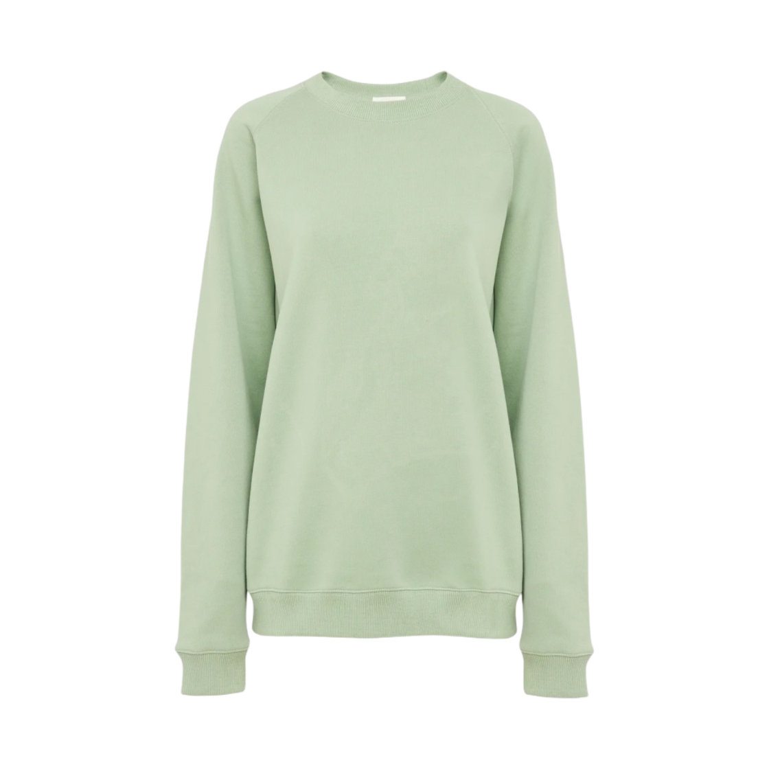 (W) 끌로에 크루 넥 점퍼 림피드 그린((W) Chloe Crew Neck Jumper Limpid Green)