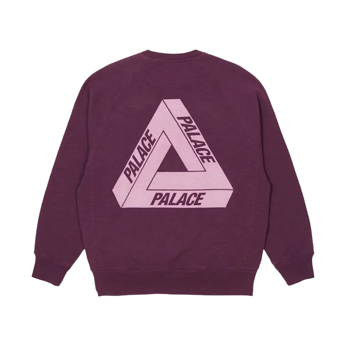 팔라스 트라이퍼그 슬럽 크루넥 퍼플 - 22FW(Palace Tri-Ferg Slub Crew Purple - 22FW) - 1