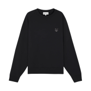 Maison Kitsune Bold Fox Head Patch Oversize Sweatshirt Black