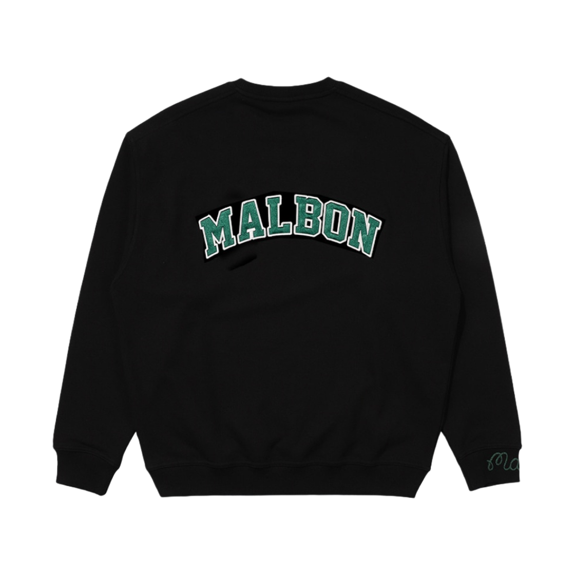 말본 골프 버킷 크루넥 스웨트셔츠 블랙(Malbon Golf Buckets Crewneck Sweatshirt Black) - 2