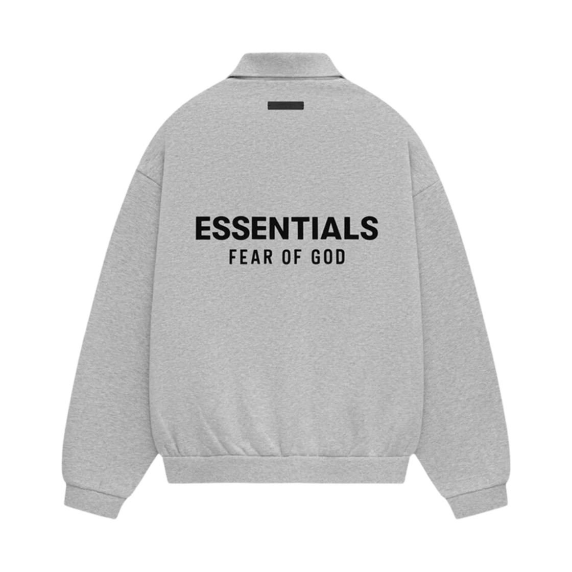 Essentials Essentials Fleece Polo Sweatshirt Light Heather Grey - 24FW · S