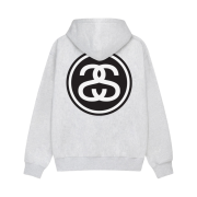 Stussy SS Link Hoodie Ash Heather