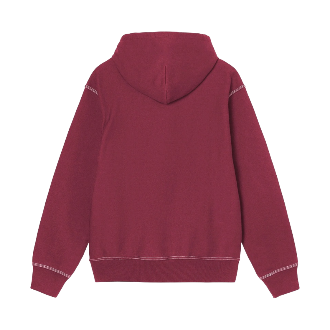 스투시 콘트라스트 스티치 라벨 후드 베리(Stussy Contrast Stitch Label Hoodie Berry) - 2