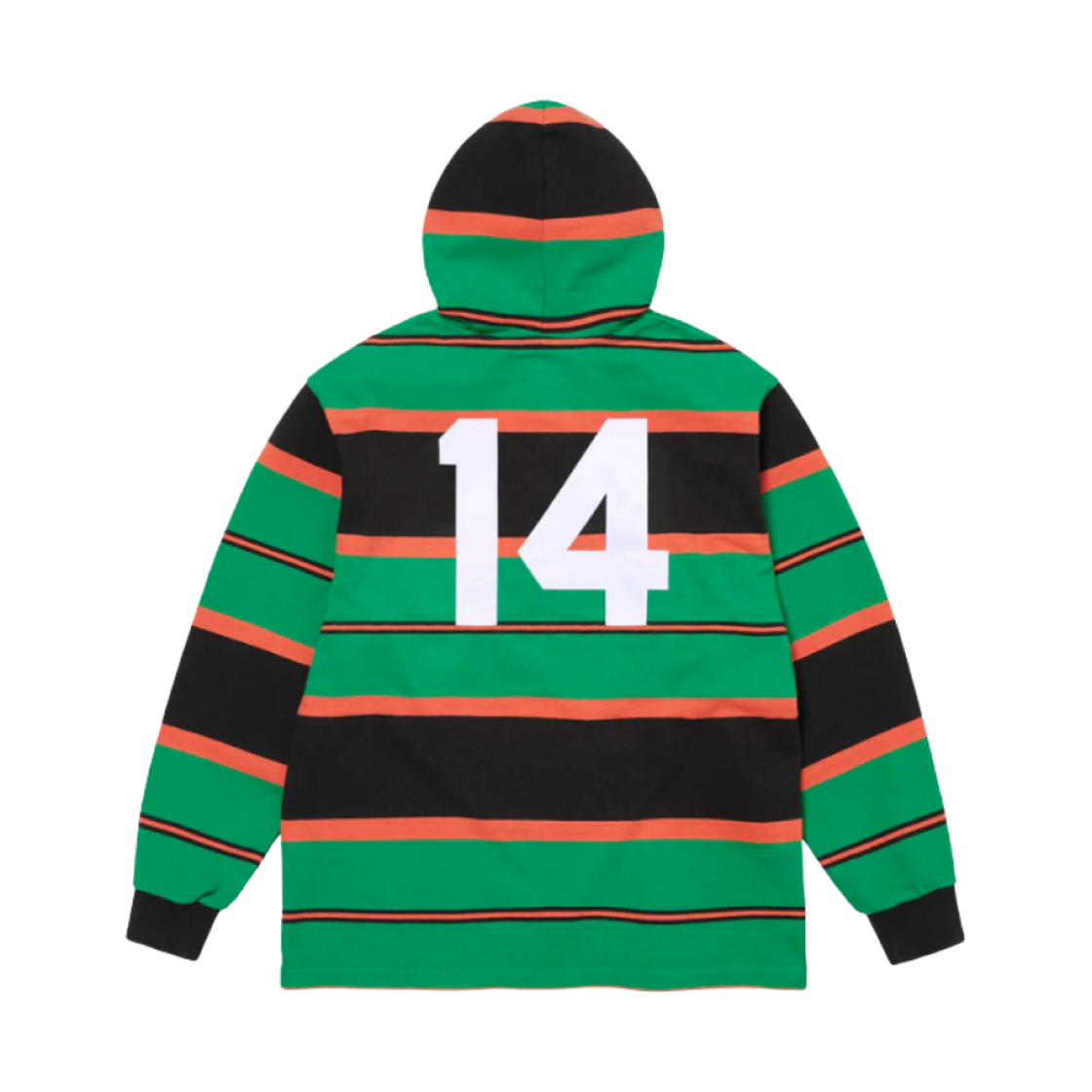 슈프림 후드 럭비 그린 - 24FW(Supreme Hooded Rugby Green - 24FW) - 1