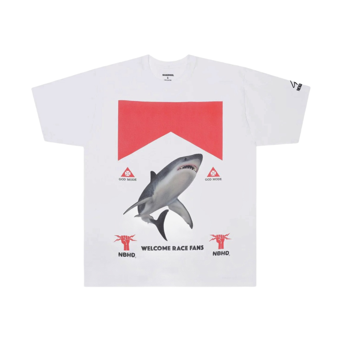 네이버후드 x DSC. SS-3 크루넥 티셔츠 화이트(Neighborhood x DSC. SS-3 Crewneck T-Shirt White) - 1