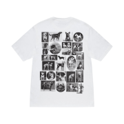 Stussy Dog Collage T-Shirt White