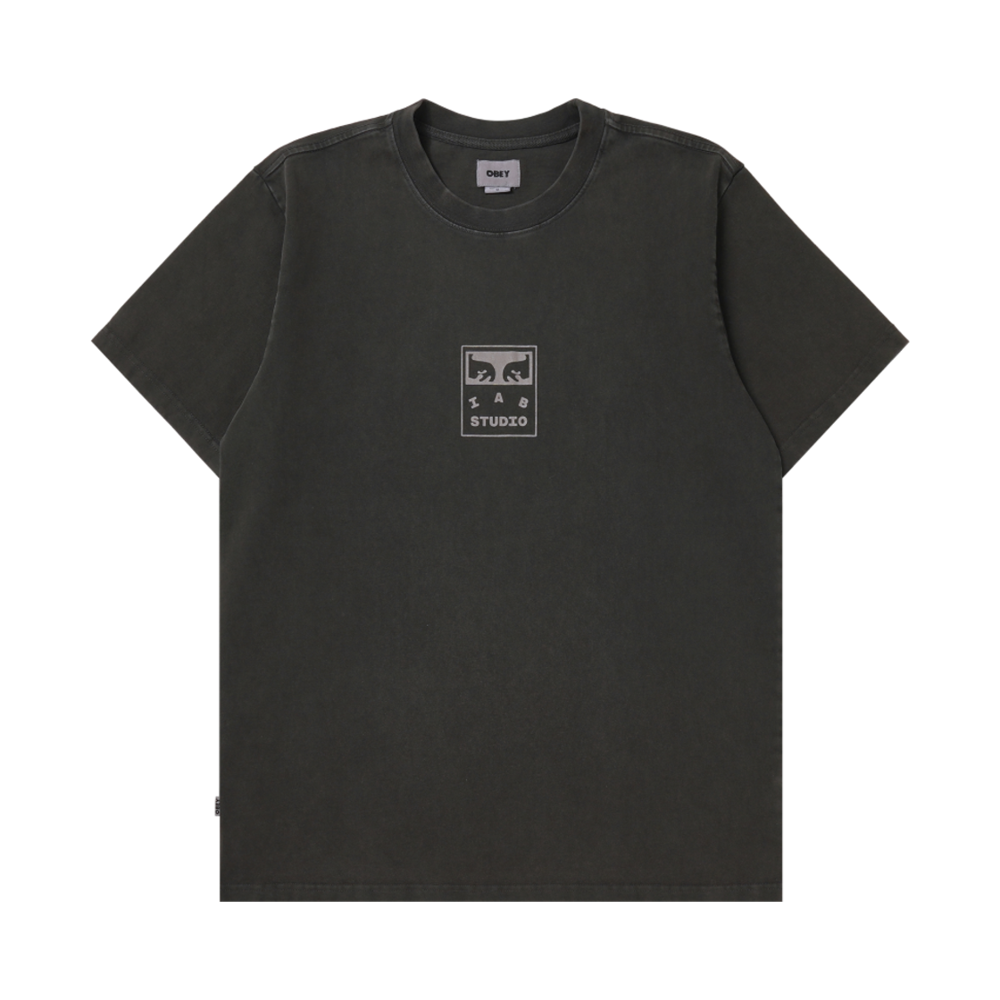 아이앱 스튜디오 x 오베이 아이콘 헤비웨이트 박스 티셔츠 디지털 블랙(IAB Studio x Obey Icon Heavyweight Box T-Shirt Digital Black)