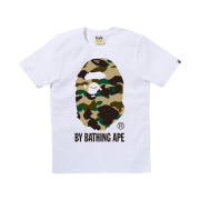 BAPE 1st Camo By Bathing Ape T-Shirt White Yellow
