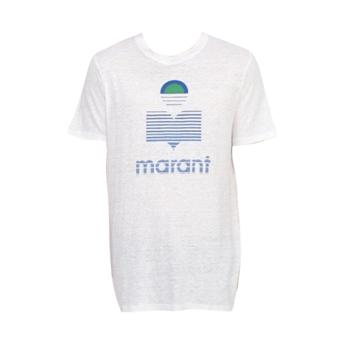 TS0045HA-B1N16H-20WH Isabel Marant Karman Logo T-Shirt White - 24SS - 대표 이미지 #1
