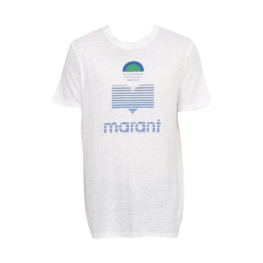Isabel Marant Karman Logo T-Shirt White - 24SS