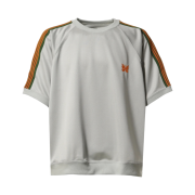 Needles x Nubian S/S Track Crew Neck Shirt Gray - Nubian Exclusive