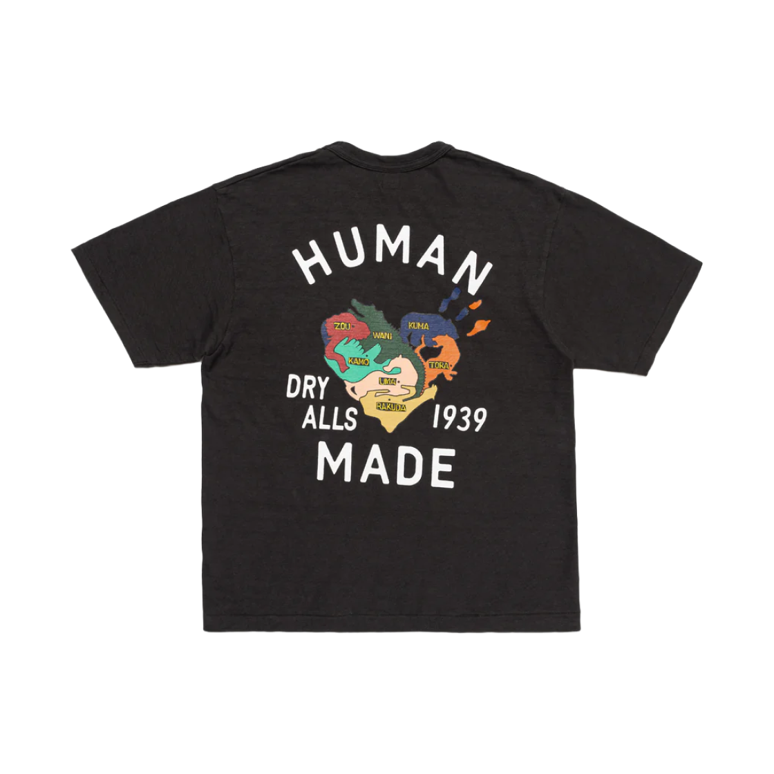 휴먼 메이드 그래픽 티셔츠 #3 블랙