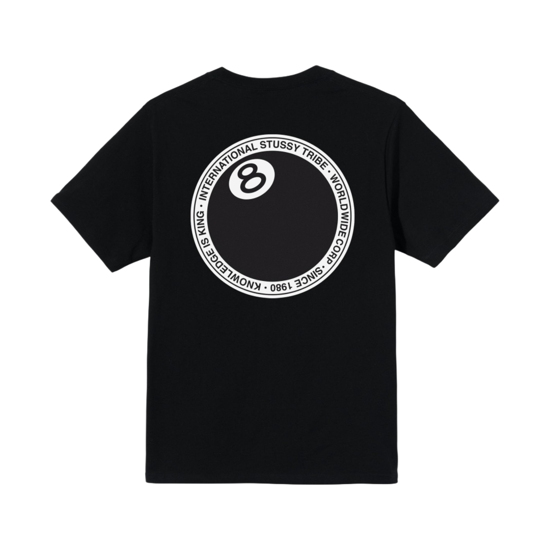 스투시 8볼 닷 티셔츠 블랙(Stussy 8 Ball Dot T-Shirt Black) - 1