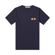 Maison Kitsune x Line Friends Small Patch T-Shirt Navy