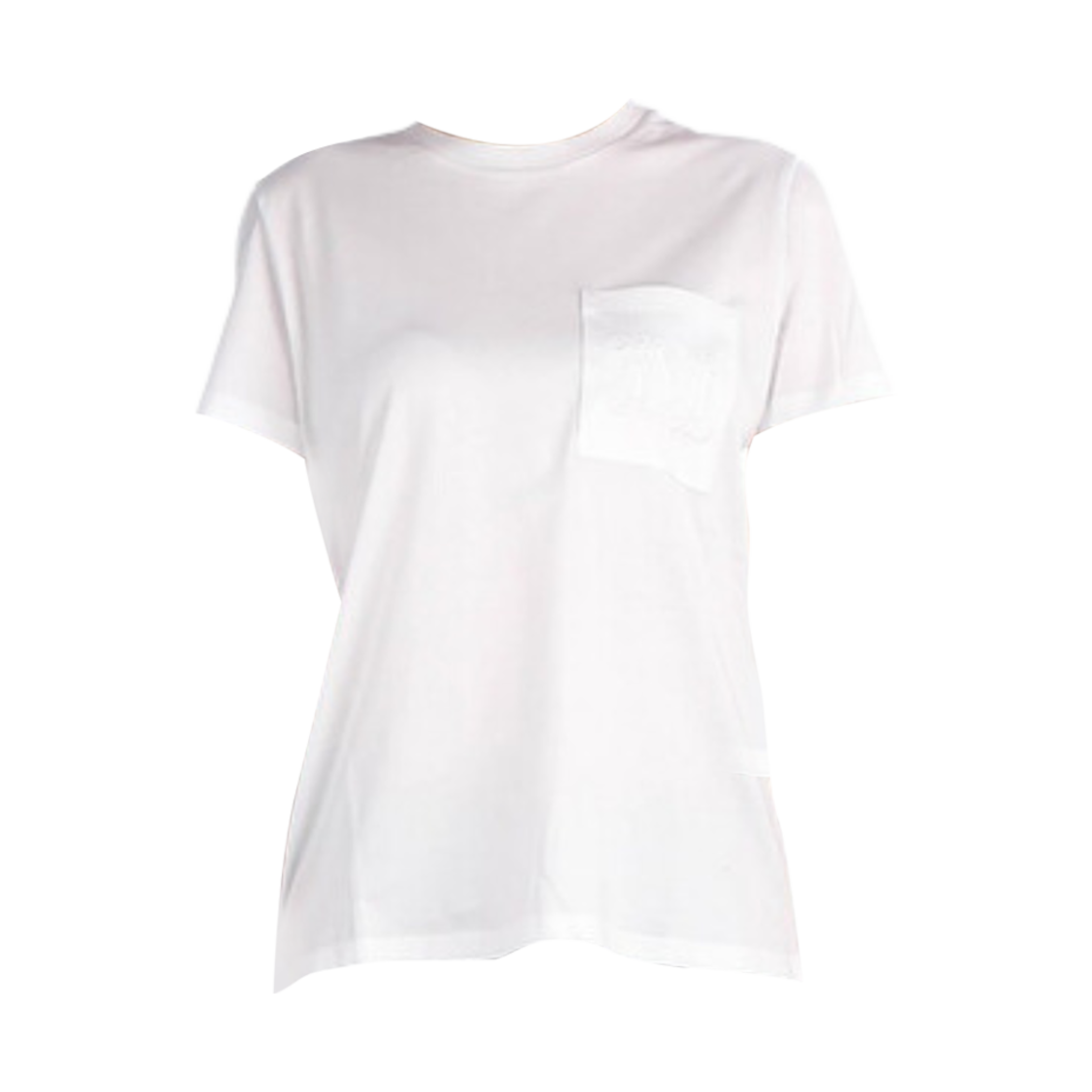 (W) 막스마라 파파이아 코튼 티셔츠 화이트((W) Max Mara Papaia Cotton T-Shirt White)