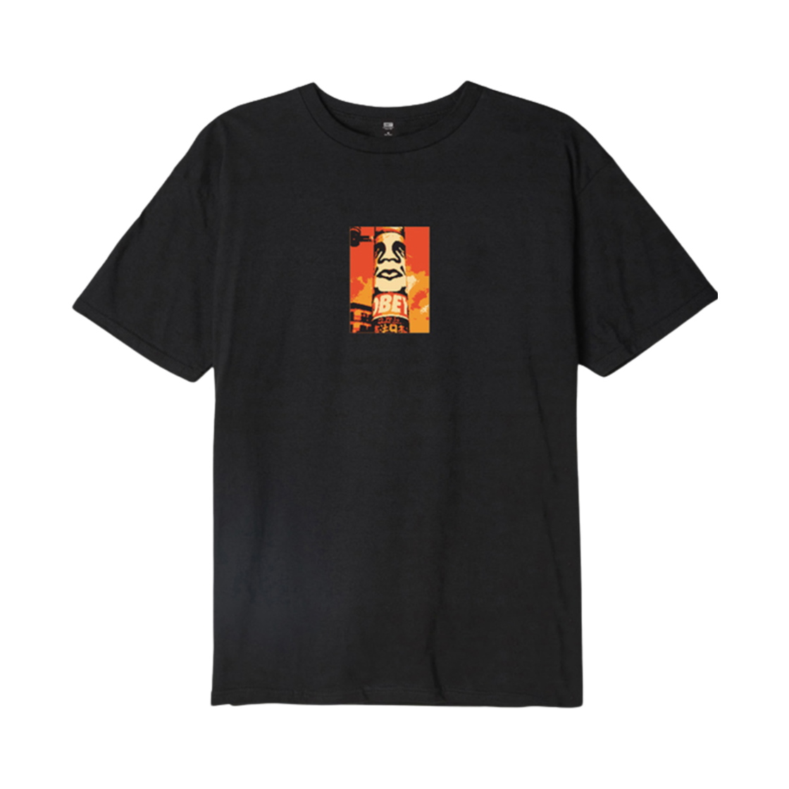 오베이 폴 30주년 티셔츠 블랙(Obey Pole 30th T-Shirt Black) - 1