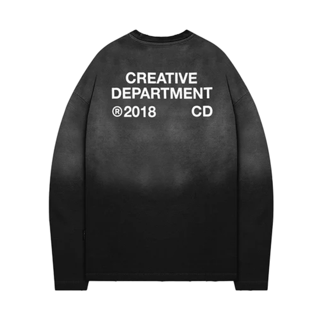 리터니티 롱슬리브 크리에이티브 디파트먼트 페이디드 블랙 - 24FW(Reternity Longsleeve Creative Dept Faded Black - 24FW)