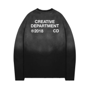 Reternity Longsleeve Creative Dept Faded Black - 24FW