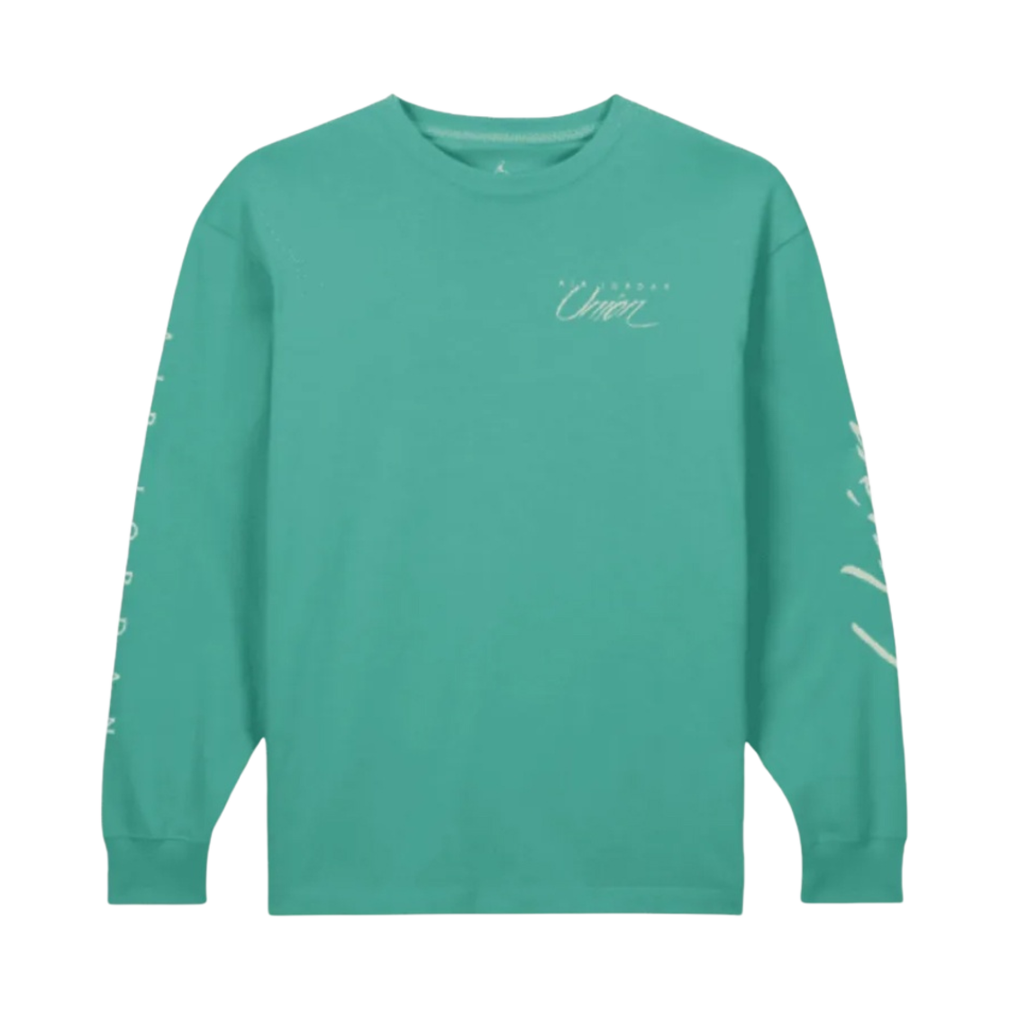 DV7341-370 Jordan x Union Long Sleeve T-Shirt Kinetic Green - US/EU