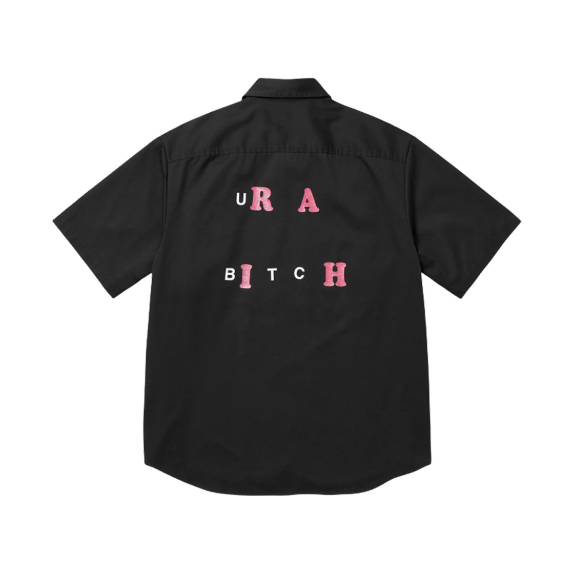 - Supreme Bitch S/S Work Shirt Black - 25SS - #2