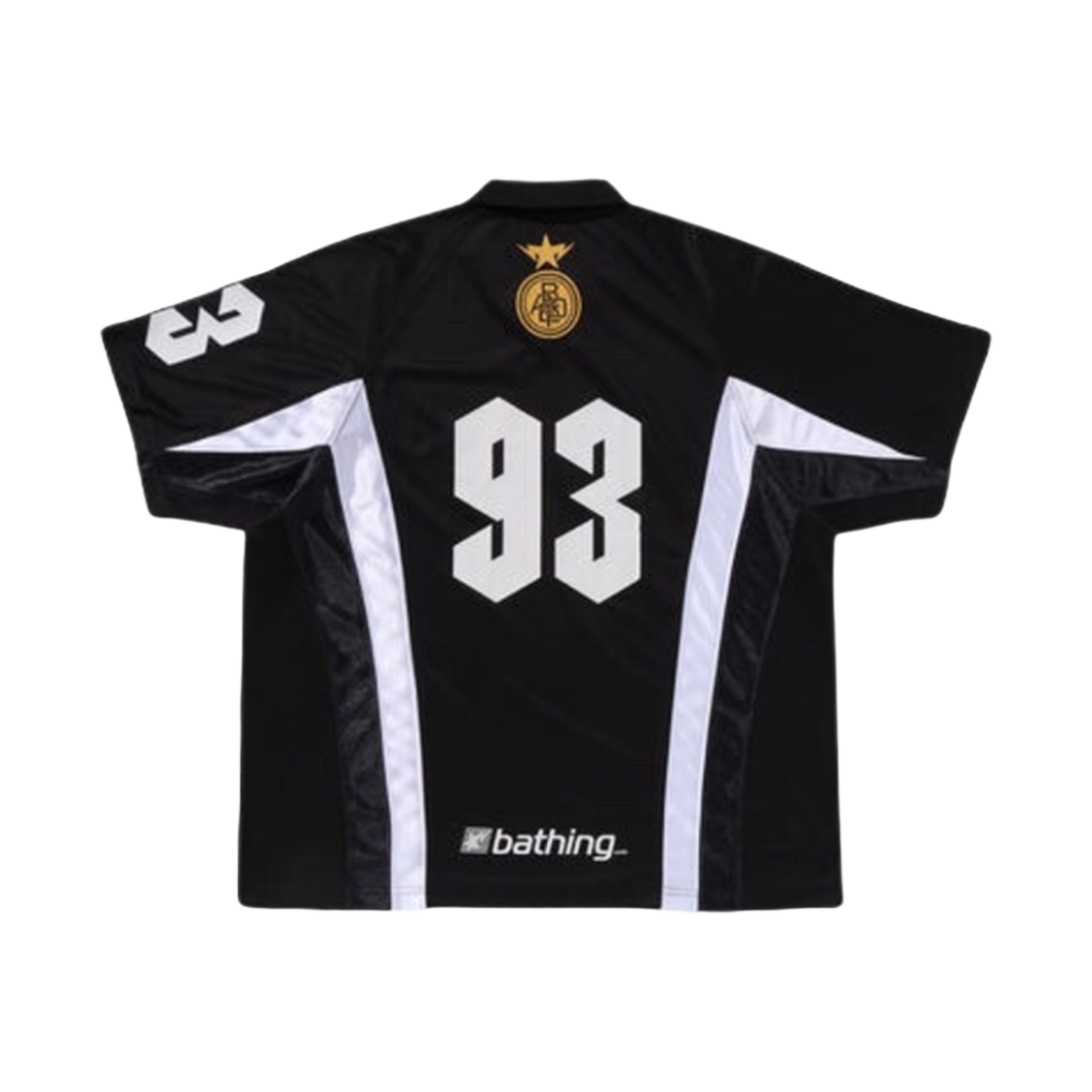 베이프 멀티 로고 릴렉스드 핏 사커 저지 블랙(BAPE Multi Logo Relaxed Fit Soccer Jersey Black) - 2