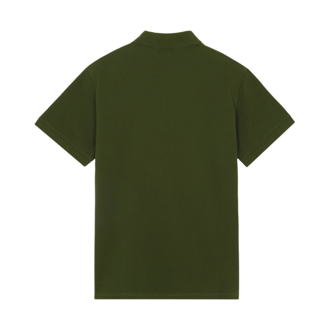 메종 키츠네 트라이컬러 폭스 패치 폴로 카키(Maison Kitsune Tricolor Fox Patch Polo Khaki) - 2