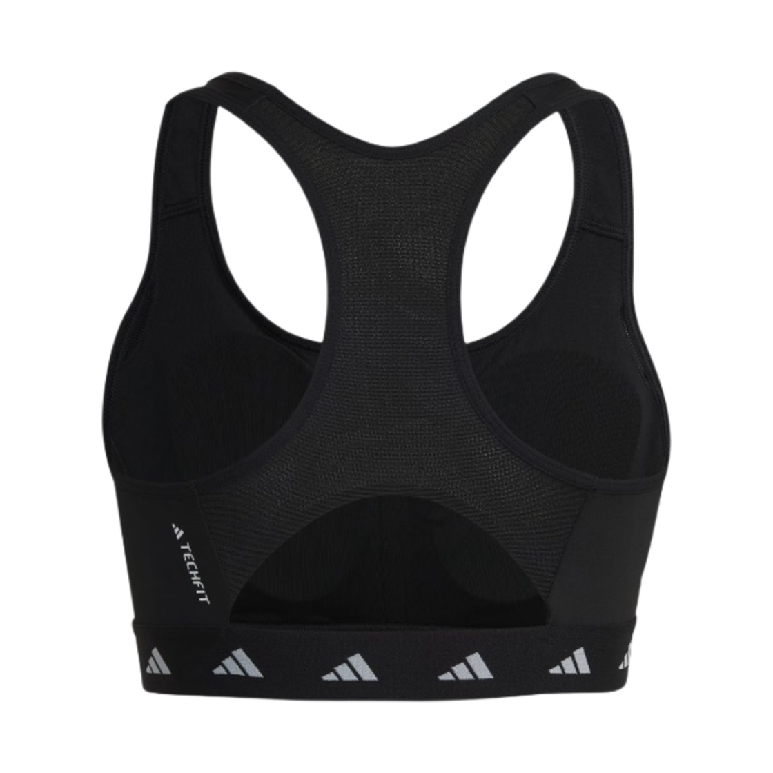 (W) 아디다스 파워임팩트 트레이닝 미디엄 서포트 테크핏 브라 블랙 - KR 사이즈((W) Adidas Powerimpact Training Medium Support Tech Fit Bra Black - KR Sizing) - 2